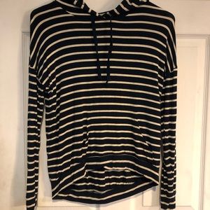 Striped lightweight Top / Hoodie